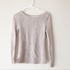 Ann Taylor LOFT beige sweater